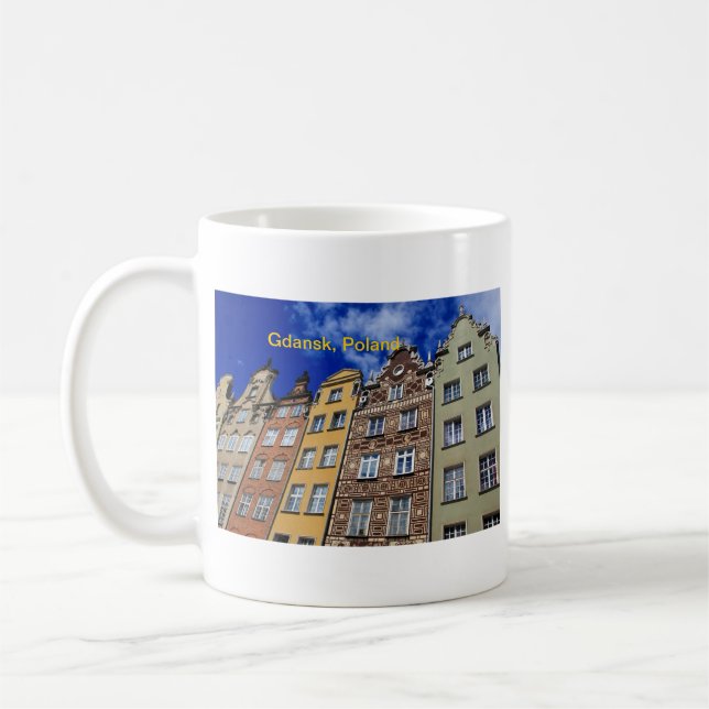 Pittoreska Gdansk, Polen Kaffemugg (Vänster)