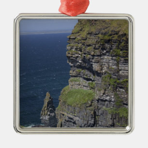 Pittoreska Klipporna Moher och O'Briens torn Julgransprydnad Metall