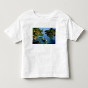 Pittoreskt flodområde nära Ocho Rios på Jamaica T-shirt