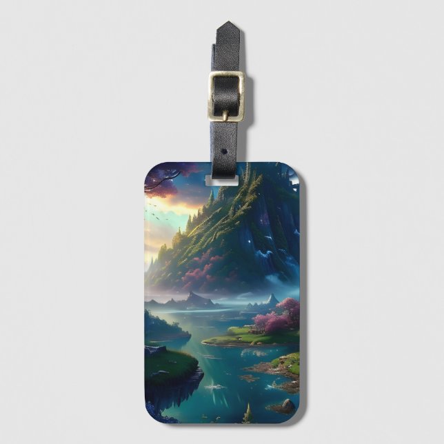 Pittoreskt Landskap Fyra Bagagebricka (Framsida vertikal)