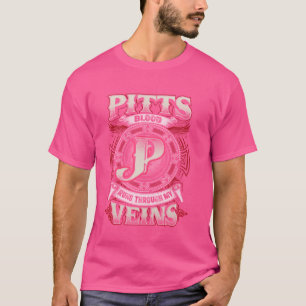 Pitts Family Namn, Springa genom mina Veins T Shirt