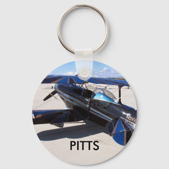 Pitts Speciell Blue, PITTS Nyckelring (Framsida)