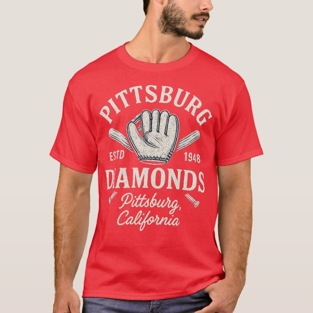 Pittsburg Diamonds - California T Shirt (Framsida)