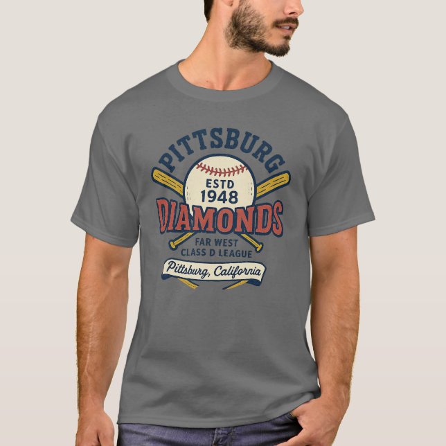 Pittsburg Diamonds - Kalifornien T Shirt (Framsida)