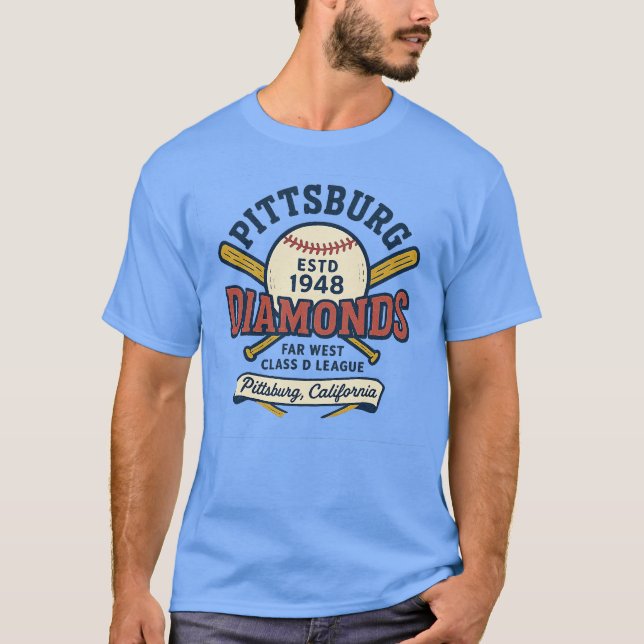 Pittsburg Diamonds - Kalifornien T Shirt (Framsida)