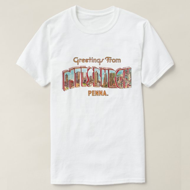 Pittsburg Greeting T Shirt (Design framsida)