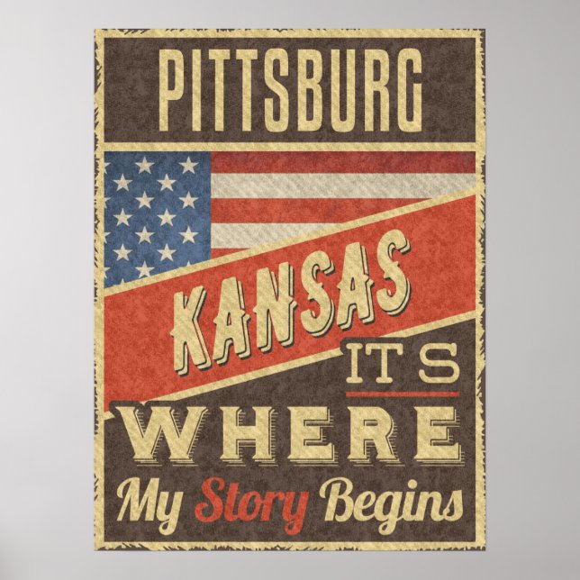 Pittsburg Kansas Poster (Framsidan)