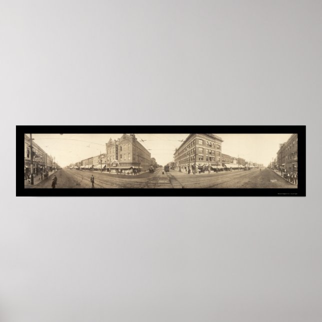 Pittsburg, KS Photo 1909 Poster (Framsidan)