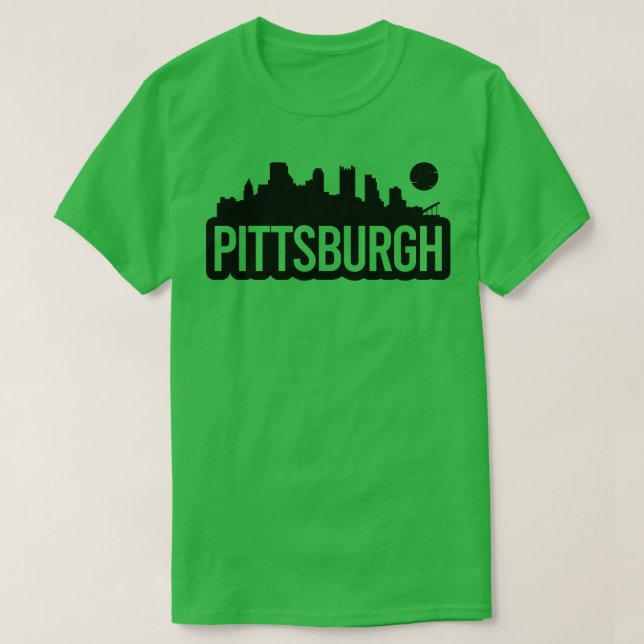 Pittsburg Skyline T Shirt (Design framsida)