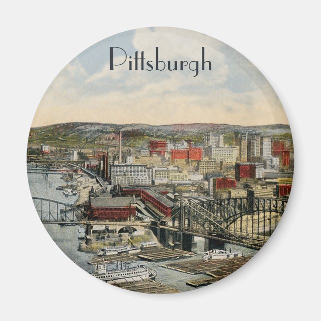 Pittsburgh 1931 Magnet (Framsidan)