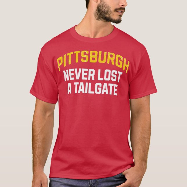 Pittsburgh Aldrig Borttappad en sluss T Shirt (Framsida)
