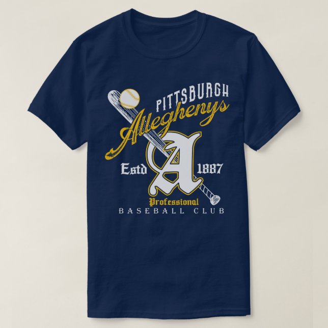 Pittsburgh Alleghenys T Shirt (Design framsida)