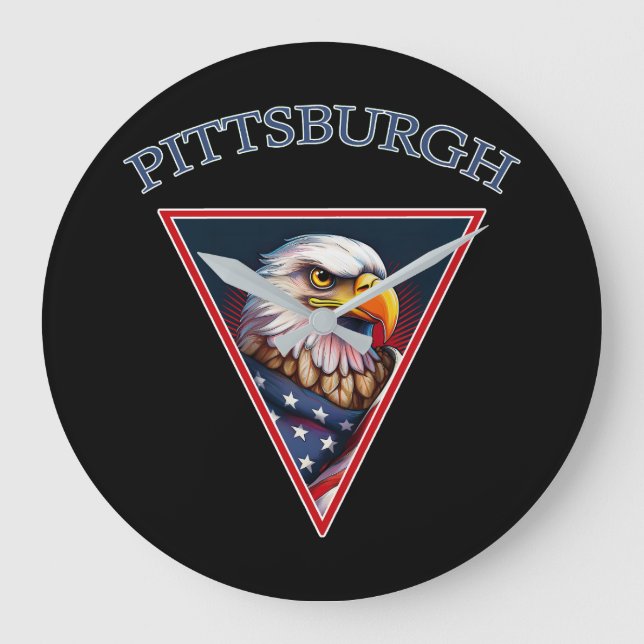 Pittsburgh American Örn Stor Klocka (Framsida)
