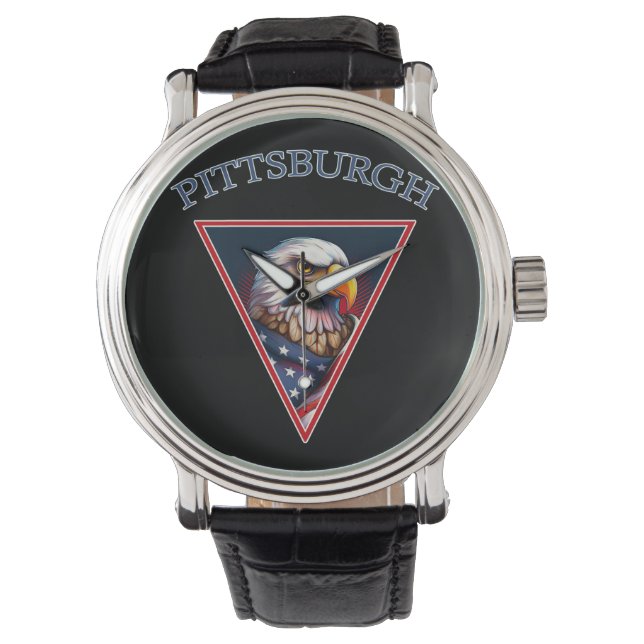 Pittsburgh Amerikansk Vitörn Armbandsur (Framsida)