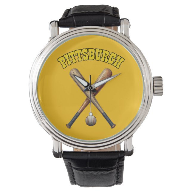 Pittsburgh Baseball Armbandsur (Framsida)