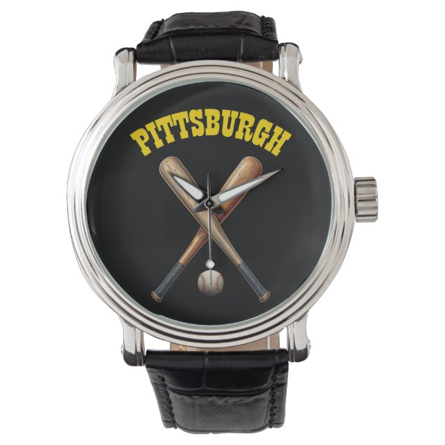 Pittsburgh Baseball Armbandsur (Framsida)