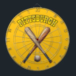 Pittsburgh Baseball Darttavla<br><div class="desc">Pittsburgh Baseball,  Pittsburgh,  Pennsylvania,  Idrotten,  Baseball Fladdermus,  Fladdermus,  Idrott,  spel</div>