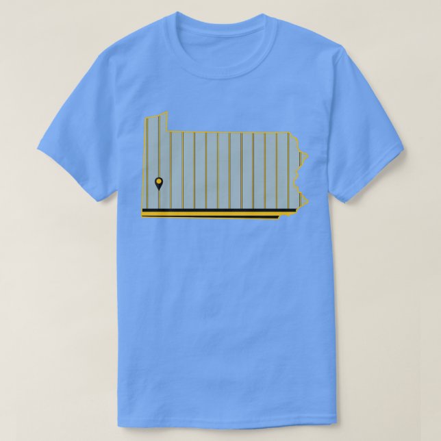 Pittsburgh Baseball T Shirt (Design framsida)
