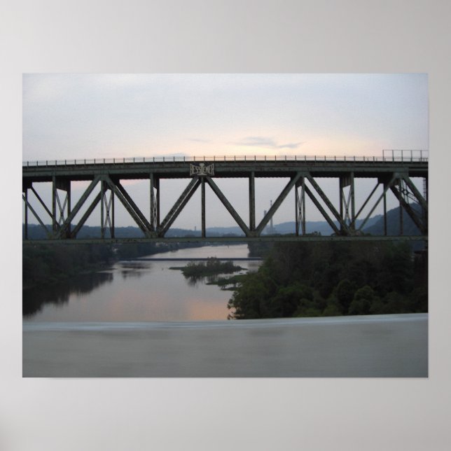 Pittsburgh Bridge Poster (Framsidan)