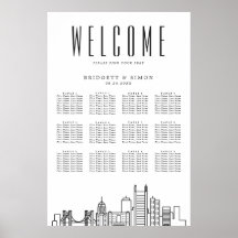 Pittsburgh Bröllop | 12 Bord-sätesdiagram
