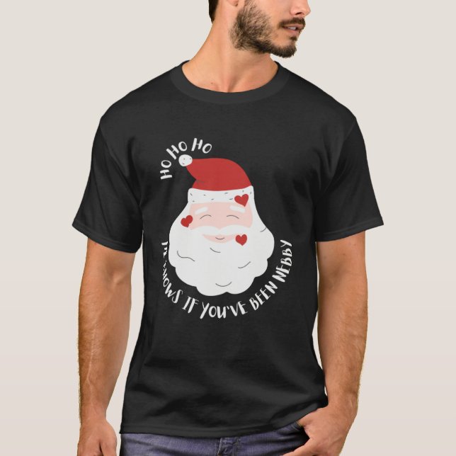 Pittsburgh Christmas He Knows If You ve Been Jagof T Shirt (Framsida)