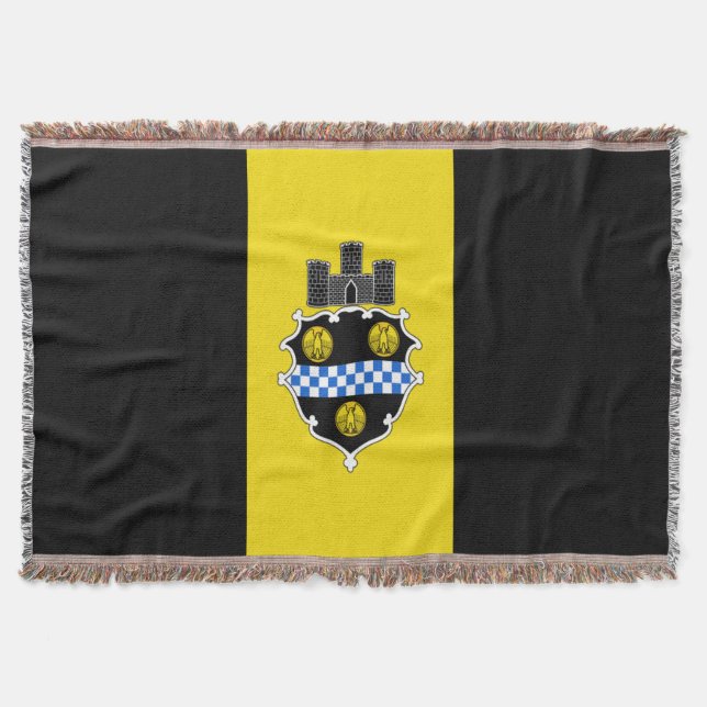Pittsburgh City flagga Filt (Framsidan)