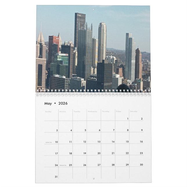 Pittsburgh City Kalender (May 2026)
