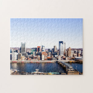 Pittsburgh Cityscape Jigszle Puzzle Pussel
