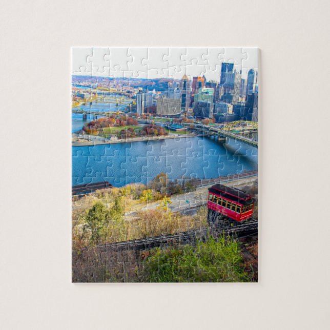 Pittsburgh Cityscape Pussel (Vertikal)