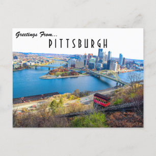 Pittsburgh Cityscape Vykort