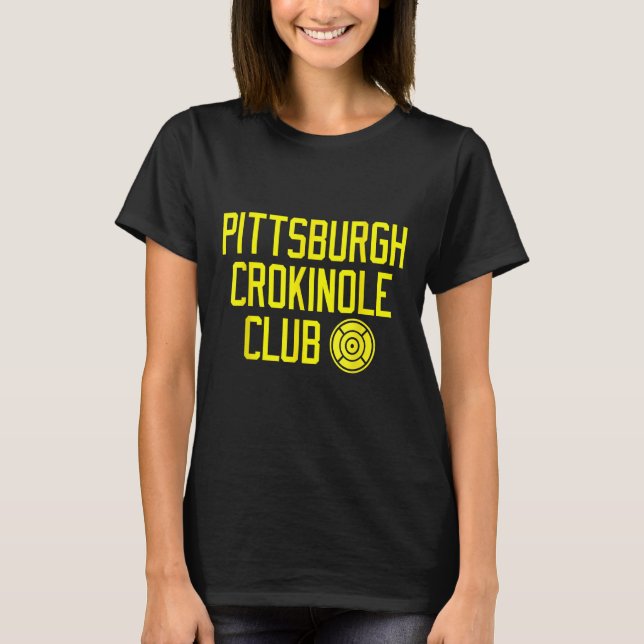 Pittsburgh Crokinole Klubb T Shirt (Framsida)