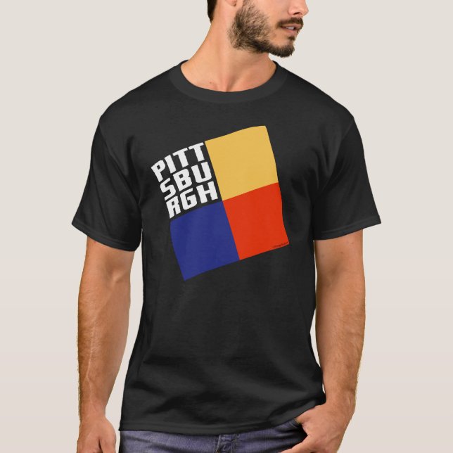 Pittsburgh diamant - mörk tee (Framsida)