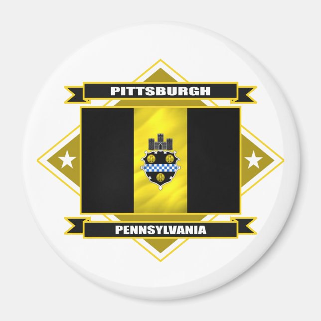 Pittsburgh Diamond Magnet (Framsidan)