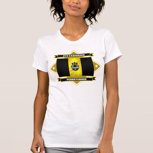 Pittsburgh Diamond T Shirt (Framsida)