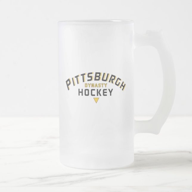 Pittsburgh Dynasty Hockey Frostad Glas Mugg (Höger)