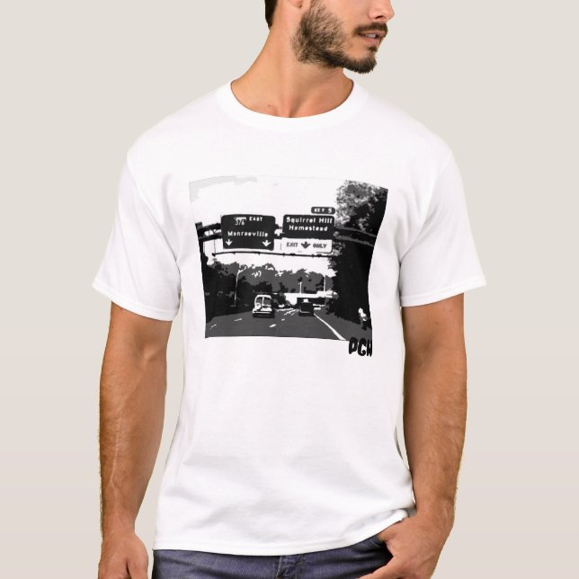 Pittsburgh ekorrebacke t-shirt (Framsida)