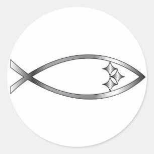 Pittsburgh fisk runt klistermärke