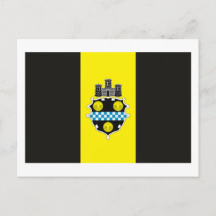 Pittsburgh Flag Postkort Vykort