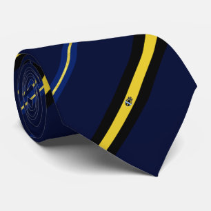Pittsburgh flagga-jacka arm Neck Tie Slips