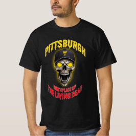 Pittsburgh Födelseplats för The Living Dead T Shirt
