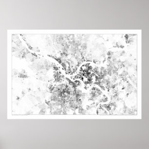 Pittsburgh folkräkning Dotmap Poster