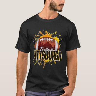 Pittsburgh Football Retro Vintage Pennsylvania Ste T Shirt