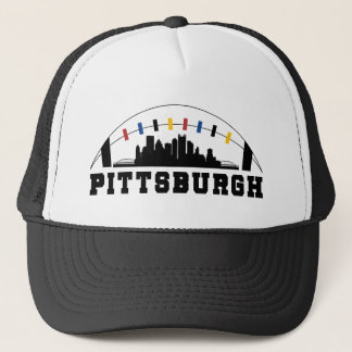 Pittsburgh Football Skyline Hat Keps