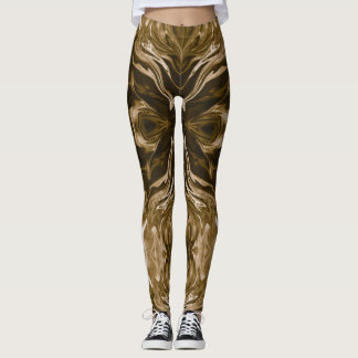 Pittsburgh guld- och svart damasker leggings
