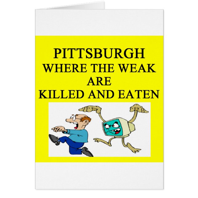 PITTSBURGH HÄLSNINGSKORT (Framsidan)