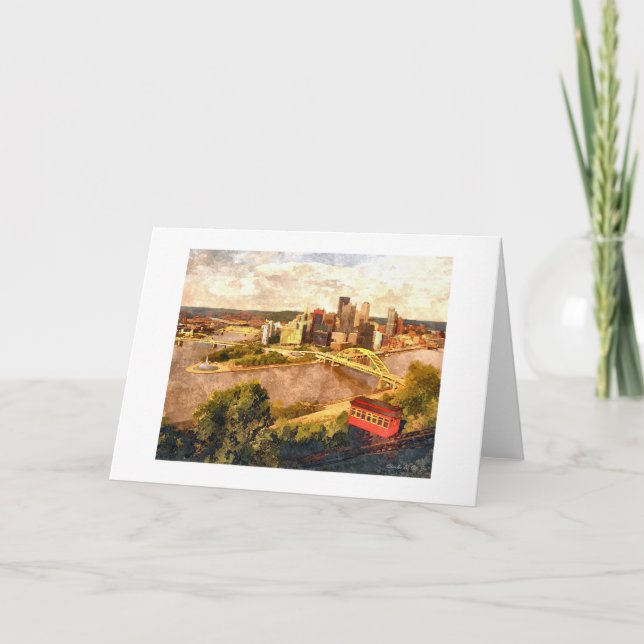 Pittsburgh-hälsningskort Helgkort (Framsida)