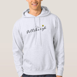 Pittsburgh Heart, I Kärlek Pittsburgh, David Star Hoodie