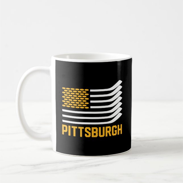 Pittsburgh Hockey är amerikan Kaffemugg (Vänster)