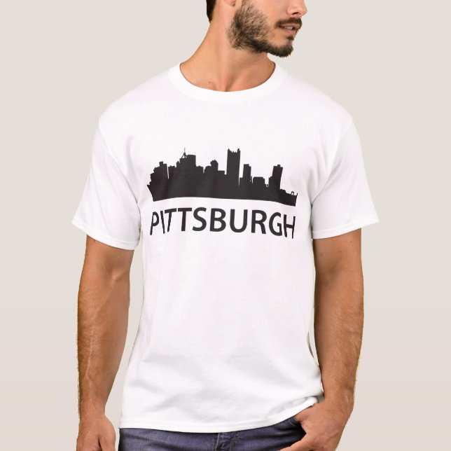 Pittsburgh horisont t shirt (Framsida)