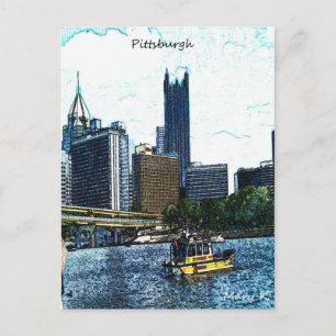 Pittsburgh horisont vykort
